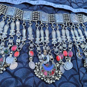 Vintage Turkish Ethnic Belly Dance Necklace fit for a Goddess